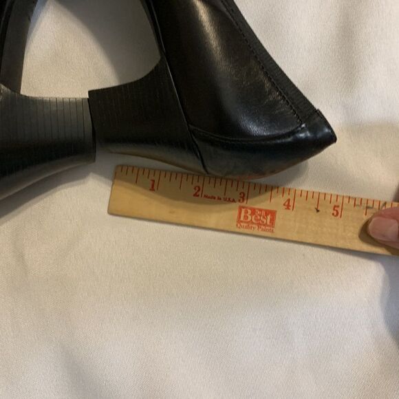 Munro American Size 12 black pump block heels - Picture 5 of 14